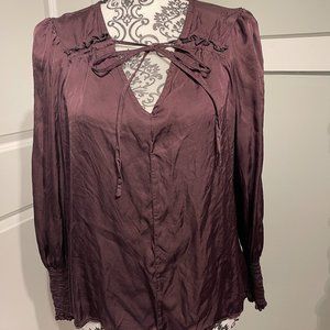 Silky long sleeve blouse by Dear John Size M